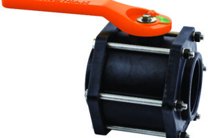 6 Bolt Ball Valve 3" Full Port with Yellow Handle