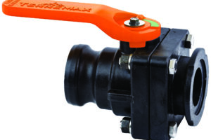 Ball Valve Short Series Standard Port 2" Male Adapter x 2" Flange