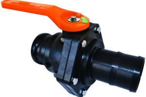 Ball Valve Short Series Full Port 3" Male Adapter x 3" Hose Barb
