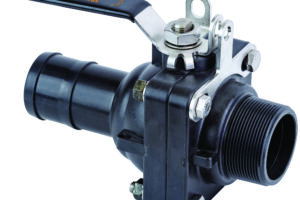 Ball Valve SS Short Series Full Port 2" Hose Barb x 2" Male NPT