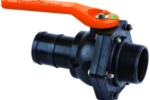 Ball Valve Short Series Full Port 3" Hose Barb x 3" Male NPT