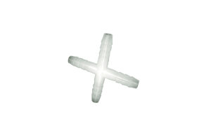 Cross 1/4" Hose Barbs - Nylon