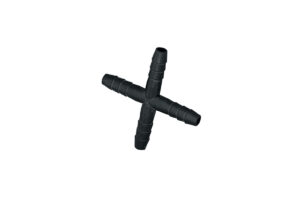 Cross 1/4" Hose Barbs - Polypropylene