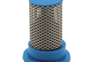 Tip Strainer 50 Mesh SS Screen Blue