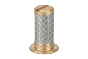 Tip Strainer 50 Mesh SS Screen W/ Checkvalve Brass