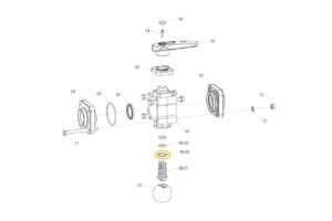 PTFE Washer Seat For Spindall