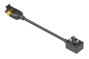 DIN to AMP SUPERSEAL 1.5® 3-pin adapter cable