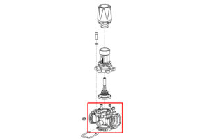 VALVE BODY REG.PRESS.T5 C / BUSH