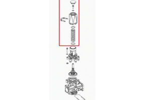 GREEN PRESSURE KNOB KIT 20B For 475 Valve